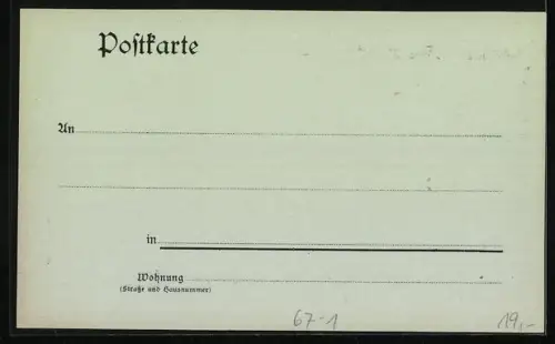 Lithographie Zittau, Maffersdorfer Bierhalle auf der Ausstellung 1902