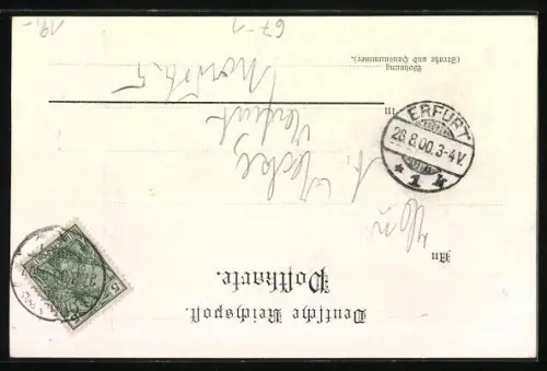 AK Lörrach, Maschinen-Halle der Wiesenthäler Gewerbe-Ausstellung 1900