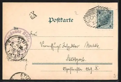 AK Lindauer Hütte, Motiv mit Sulzfluh