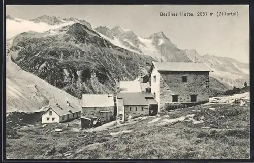 AK Berlinerhütte, Ortspartie m. Gletscher