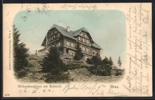 AK Graz, Stubenberghaus am Schöckl