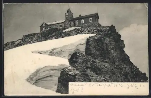 AK Zittelhaus, Ansicht m. meteorolog. Station