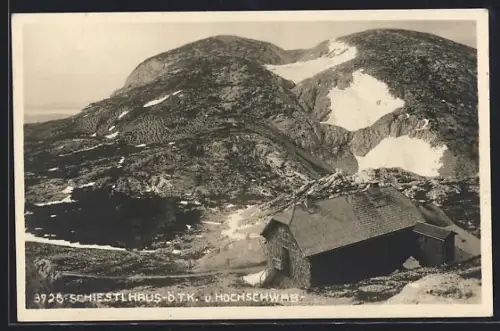 AK Schiestlhaus, Ansicht mit Hochschwab