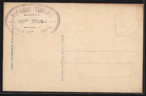 AK Rifugio Torino /Colle del Gigante, Panorama