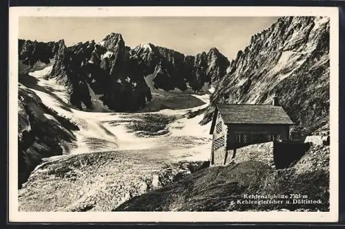 AK Neue Kehlenalphütte, Berghütte am Kehrgletscher und Dältistock