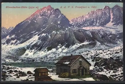 AK Winnebachsee-Hütte, Blick auf die Hütte
