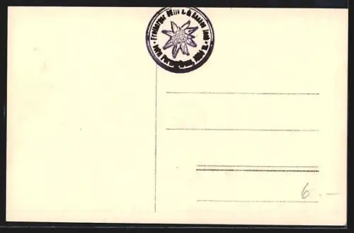 AK Freiburgerhütte, Ansicht mit Gipfelpanorama