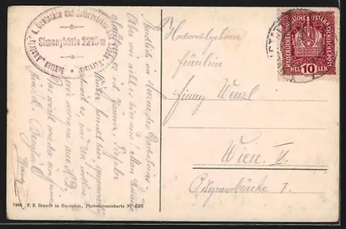 AK Simonyhütte, Berghütte auf dem Dachstein