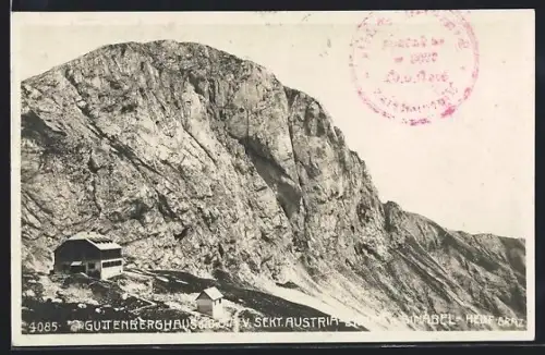 AK Guttenberghaus, Berghütte und Umgebung