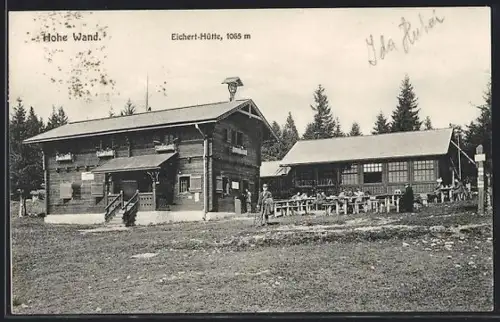 AK Eichert-Hütte, Vorderansicht, Hohe Wand
