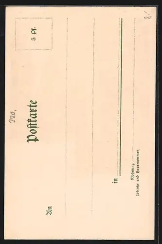 Künstler-AK Augsburg, Dom