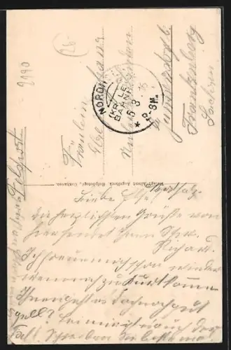 AK Cuxhaven, Bahnhofstrasse, Wasserturm