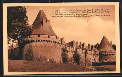 AK Pontivy, Vieux Château des Ducs de Rohan, 1485