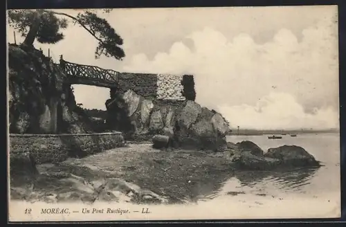AK Moréac, Un Pont Rustique