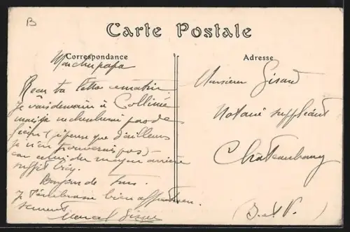 AK Ménéac /Morbihan, Château de Bellouan, un coin du parc, la grande avenue