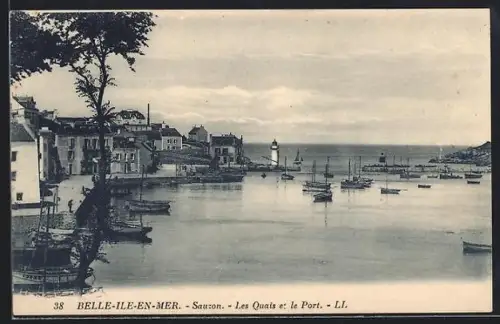 AK Sauzon /Belle-Île-en-Mer, Les Quais et le Port