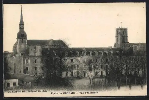 AK Ploërmel, École La Mennais, Vue d`ensemble