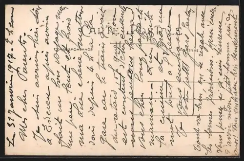 AK Erdeven, Avenue du Château de Keravéon