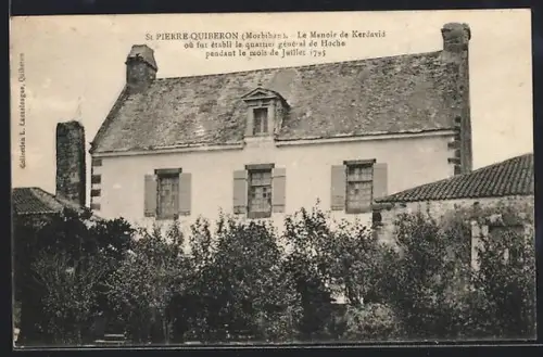 AK St-Pierre-Quiberon, Le Manoir de Kerdavid où fut établi le quartier général de Hoche en 1795