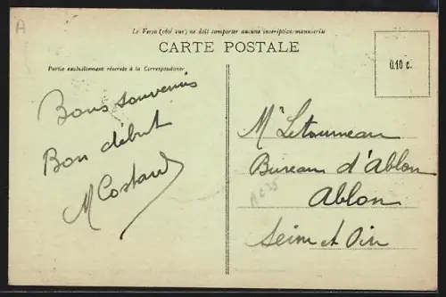 AK Lorient, Place Bisson et Église St-Louis