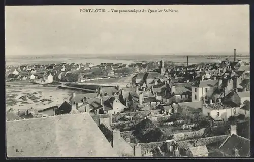 AK Port-Louis, Vue panoramique du Quartier St-Pierre