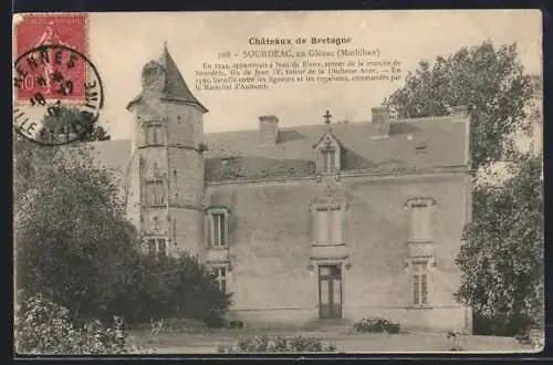 AK Sourdéac /Glénac, Château de Bretagne et ses jardins verdoyants