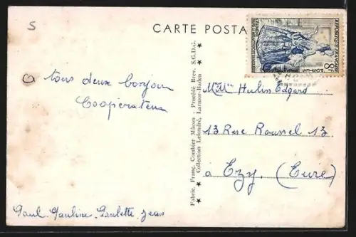 AK Larmor-Baden /Morbihan, Le Grand` Air, Vue du Parc, Allée principale