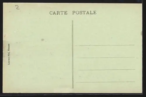 AK La Roche-Bernard, Le Nouveau Pont en arc articulé, construit en 1908-1911, vue sur la rivière et campagne