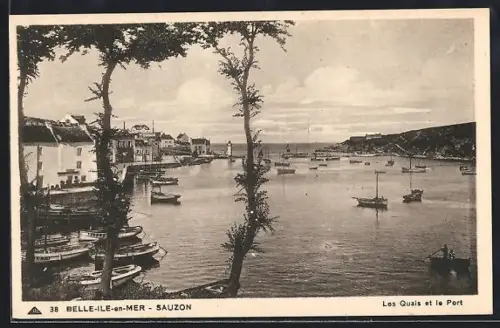 AK Sauzon /Belle-Ile-en-Mer, Les Quais et le Port