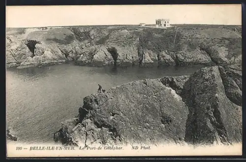 AK Belle-Île-en-Mer, Le Port de Goulphar, Panorama