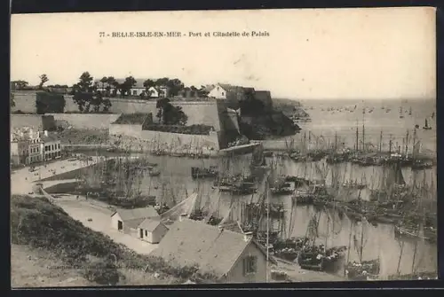 AK Belle-Île-en-Mer, Port et Citadelle de Palais