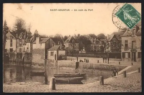 AK Saint-Goustan, Un coin du Port