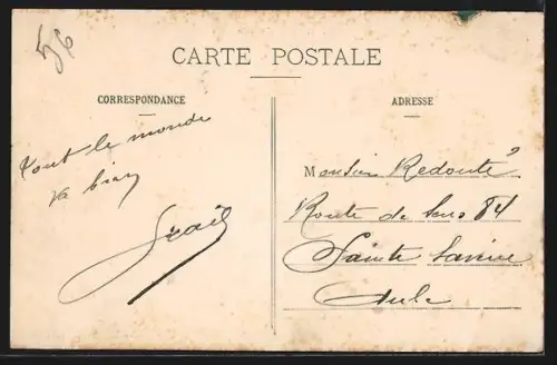 AK Quiberon, Port-Maria avec vue sur le port et les voiliers