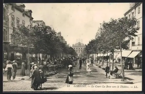 AK Lorient, Le Cours La Bove vers le Théâtre