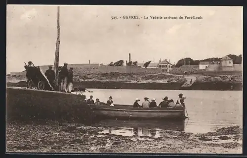 AK Gâvres, La Vedette arrivant de Port-Louis