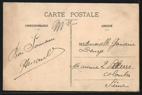 AK Larmor, Le Quai et la Plage de Toulhars avec bateau et passagers