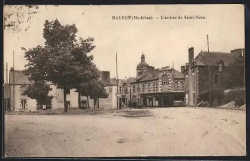 AK Mauron /Morbihan, L`arrivée de Saint-Méen