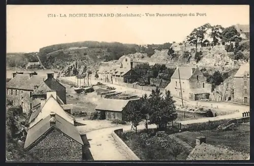 AK La Roche-Bernard /Morbihan, Vue Panoramique du Port