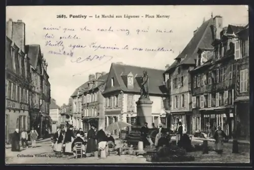 AK Pontivy, Le Marché aux Légumes, Place Martroy