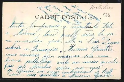 AK Arradon, Vue de Ker-Neis-Gile, côté Ouest