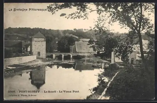 AK Pont-Scorff, Le Scorff, Le Vieux Pont