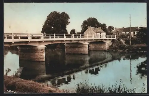 AK Pont-Augan /Morbihan, Vue du Pont
