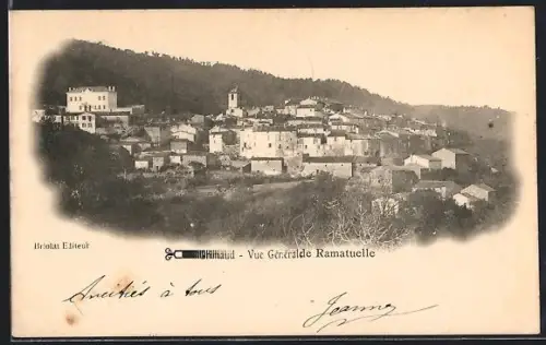 AK Ramatuelle, Vue générale du village entouré de collines