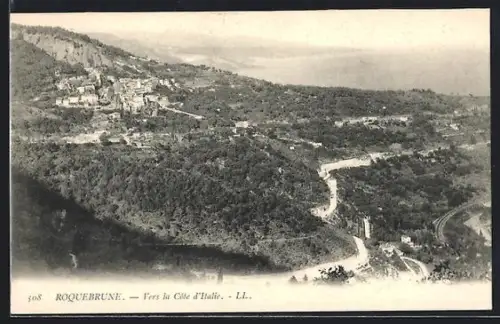 AK Roquebrune, Vers la Côte d`Italie