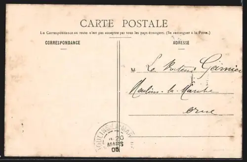 AK Hyères, Boulevard Godillot avec palmiers majestueux