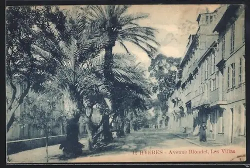 AK Hyères, Avenue Riondet, Les Villas