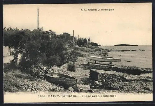 AK Saint-Raphaël, Plage des Corailleurs