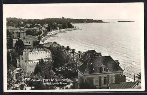 AK St-Raphaël /Var, Bd Félix Martin et le Lion de Terre