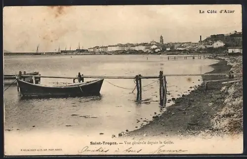 AK Saint-Tropez, Vue générale depuis le Golfe