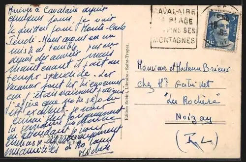 AK Saint-Tropez, Vue sur le Pont